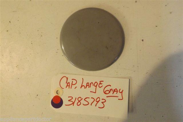 KITCHENAID STOVE 3185793 Cap, Large gray USED PART KITCHENAID STOVE 3185793 Cap, Large gray USED PART